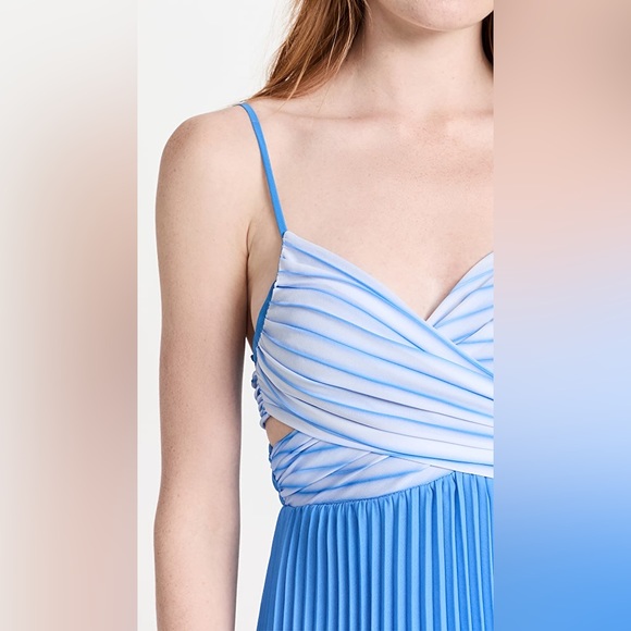 NWT $695 Ramy Brook Beckett Dress Ocean - Picture 3 of 5